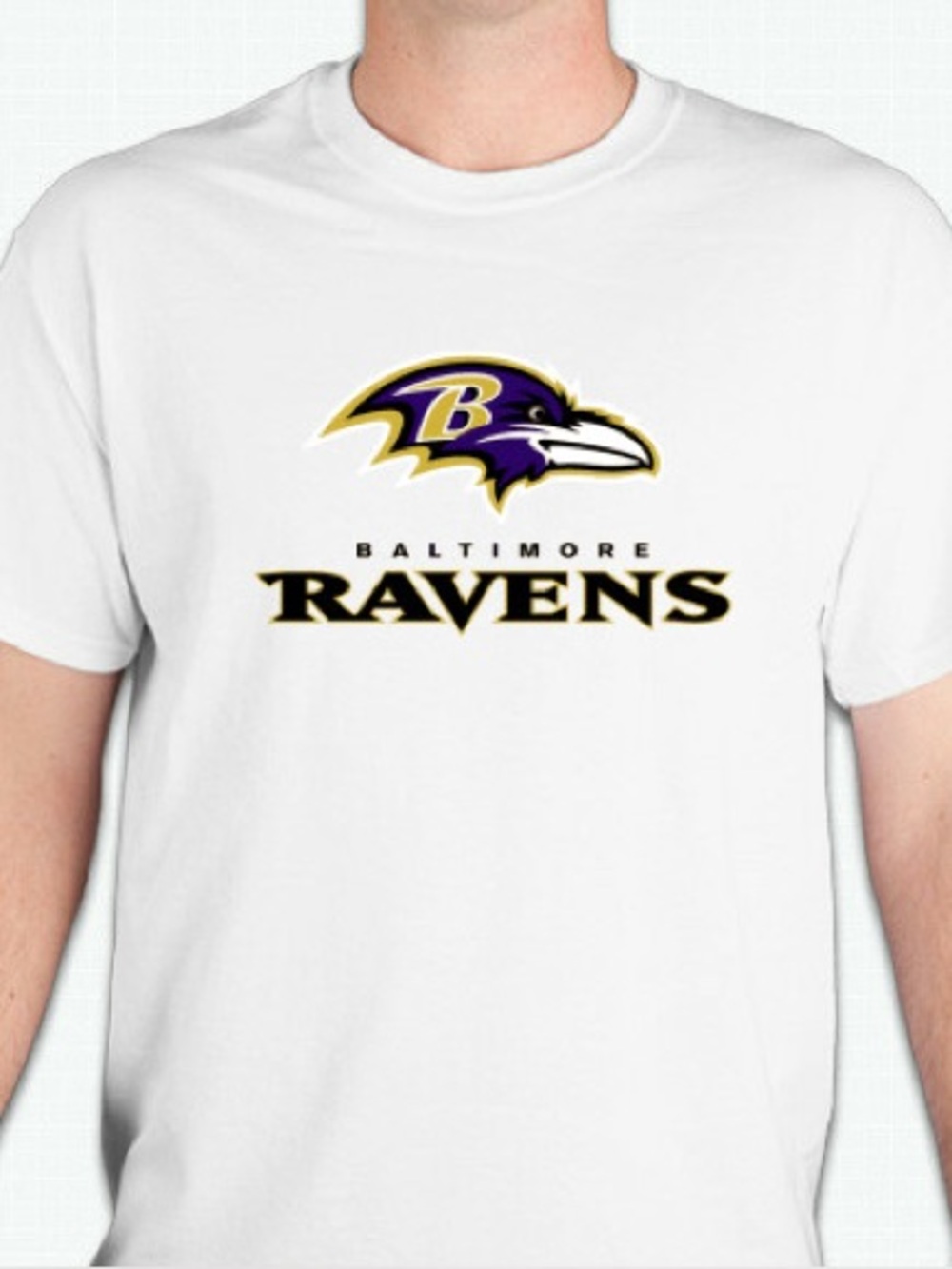 Baltimore Ravens old retro logo vintage  tshirt shirt Unisex 100 percent cotto